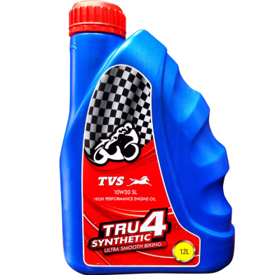 TVS TRU4 10W30 Full Synthetic Engine Oil – 1.2L