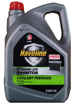 Caltex Havoline XLI Coolant Premixed Green 4L