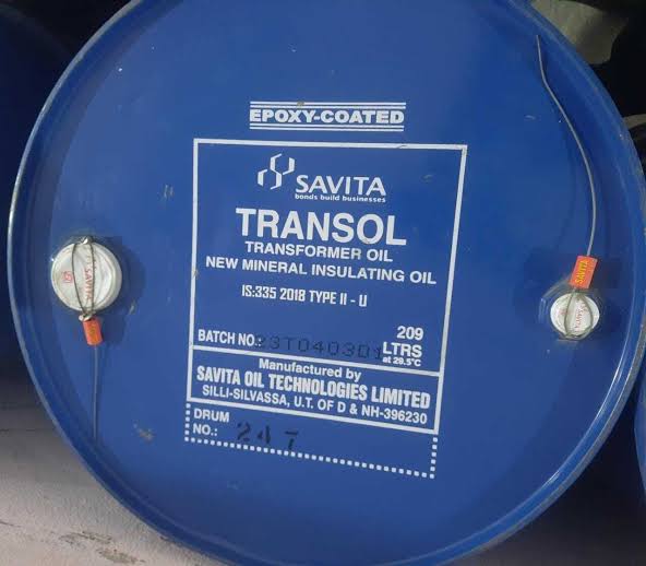Savita Super Transol Transformer Oil IEC 60296 : 2020_210L